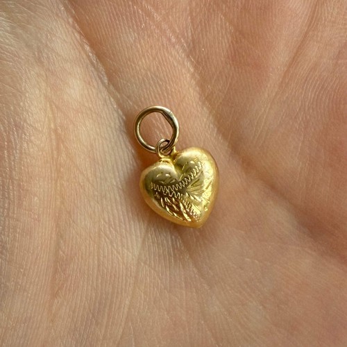 Vintage 9ct gold - gold, heart