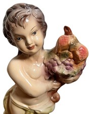 Vintage Woman Or Cherub Statue