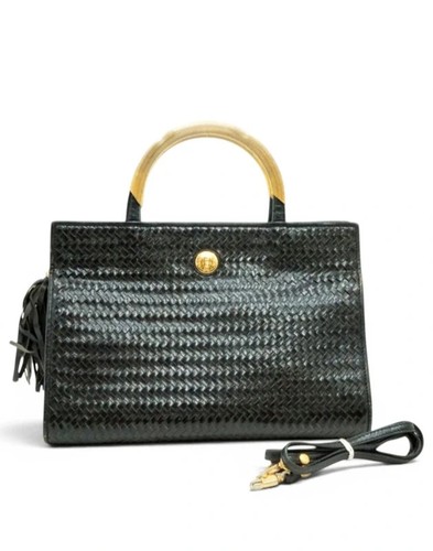 Fendi woven leather vintage - leather,