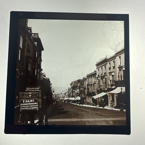 Antique magic lantern slide - magic,