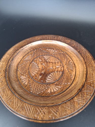 Decorative wooden plate - decorative,