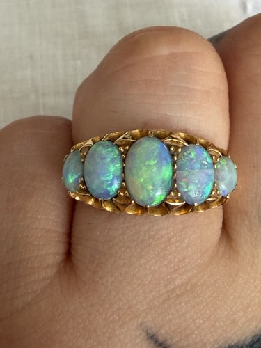Antique 1912 opal 18ct - opal,