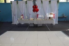 Starlight backdrop Wedding