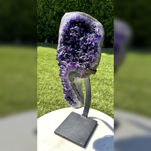 Large deep purple amethyst - deep,