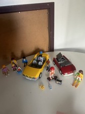Playmobil yellow airport - yellow, taxi