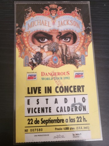 Michael jackson concert - concert, ticket