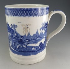 Antique Pottery Pearlware Blue