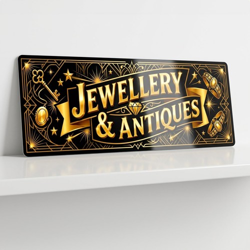 Jewellery antiques metal - &,