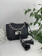 Zara Black Studded Crossbody