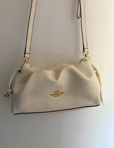Coach faye white pebbled - faye,