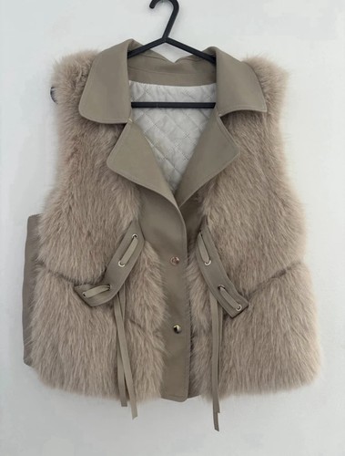Women beige faux fur - women’s,
