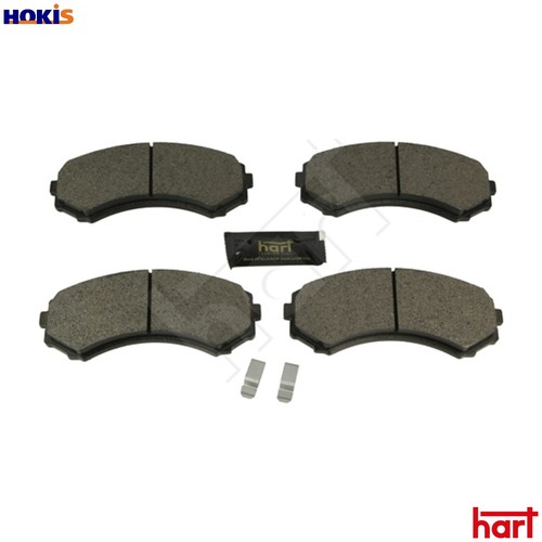 Brake pad set disc - pad, 256