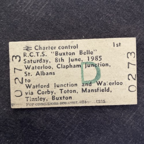 Railway ticket charter - ticket.,