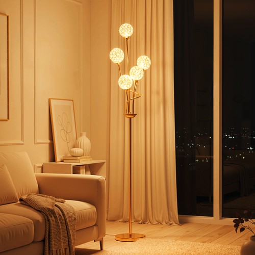 Homcom modern floor lamp - homcom,