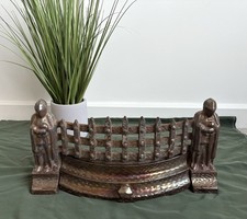 Vintage Cast Iron Fire Front