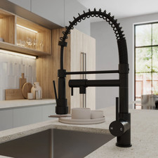 Matt Black Pull Out Kitchen