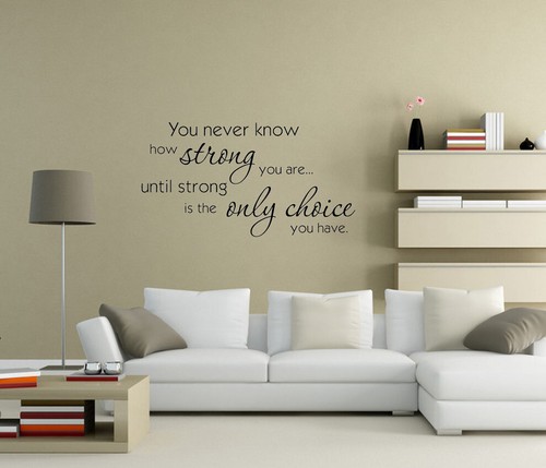 You never know - , strong