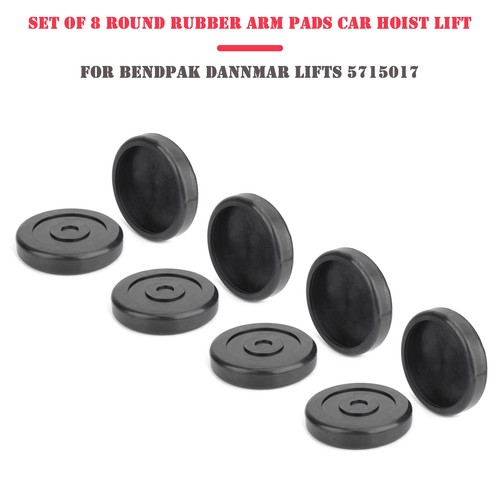 8pcs round rubber arm pads - round,