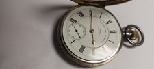 Antique Silver Pocket Watch from Fattorini & Sons Bradford, No 206271
