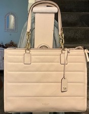 New radley Lyric Lane Quilt Chalk Leather Medium Bag - New
