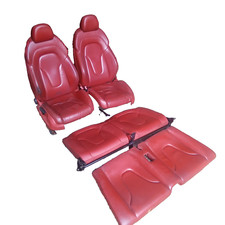 Audi TT Mk2 8J 2006-2014 FULL SET Magma Red Full Leather Front & Rear Seats