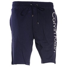 Calvin Klein Mens Loungewear Shorts Casual Blue Relax Sleepwear Cotton Short