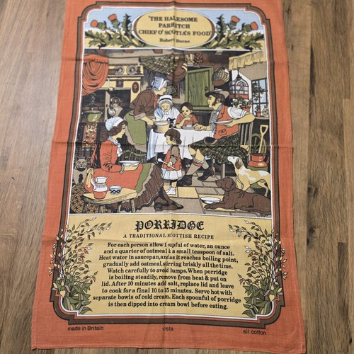 Vintage scottish porridge - scottish,