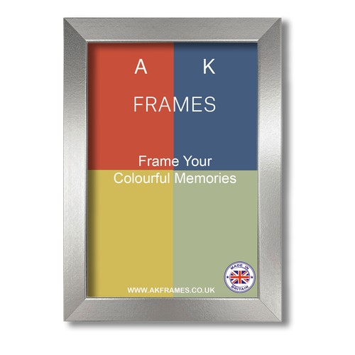 Square black picture frames - black,