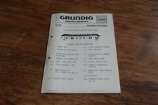 2 x GRUNDIG Amplifier SV 1000 Vintage Retro HiFi SERVICE MANUAL Rare 1981