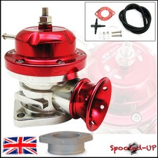 UNIVERSAL RED 40MM TYPE RS TURBO ADJUSTABLE BLOW OFF DUMP VALVE fits Greddy