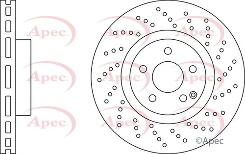 Apec brake disc front single - brake,