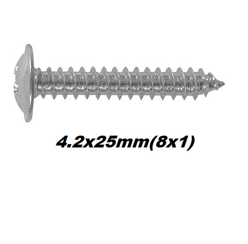 Flanged self tapping screws - self, a2