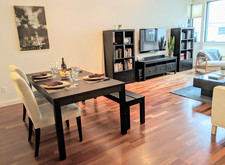 IKEA bjursta DINING TABLE w/