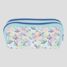 Large Fabric Pencil Double Zip