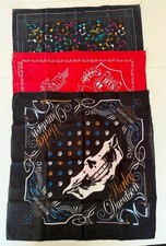 Set of 3 Cotton Bandanas –