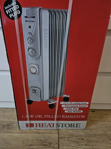 Heatstore 5kw oil filled - 1.5kw,