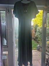 Green Silky BIBA dress