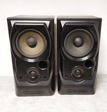 Mission 730 2-Way Reflex Loaded Speakers Black Hi-Fi Sound System Vintage