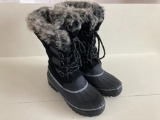 Khombu Snow Boots Black Size 4