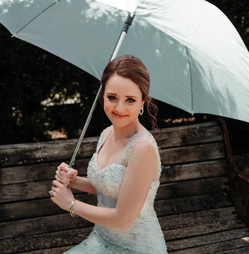 White wedding umbrellas - wedding,
