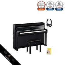 YAMAHA CLP-885PE Black Mirror Polished Finish Digital Piano Clavinova 88 Keys