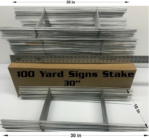 100 metal stakes - 30, inch