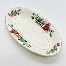 Vintage Ivory Ware Porcelain Oval Bread Plate John Maddock & Sons Ltd