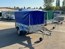 Box trailer 6x4 single - box, axle