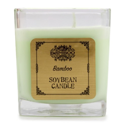 Bamboo soy bean candle - bean,