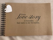 Every Love Story is Beautiful, Scrapbook, Guestbook, Photo Album, Card