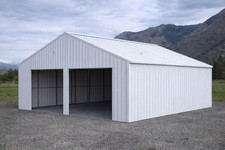 double garage steelbuilding