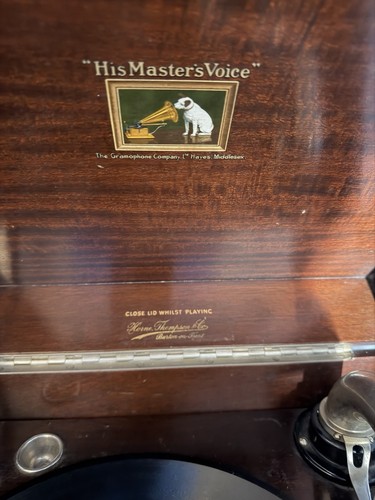 Hmv vintage gramophone - gramophone, with