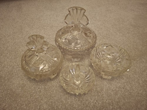 Art deco vintage glass - vintage, trinket