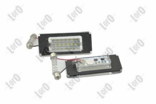 Licence plate light pair loro - plate,